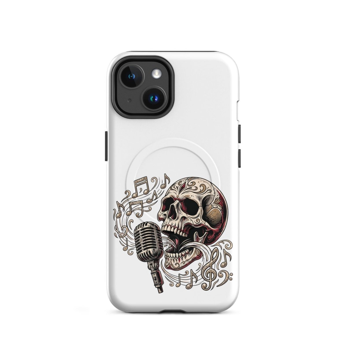 Singing Skull Mic MagSafe Tough iPhone Case - PHONE - CASE