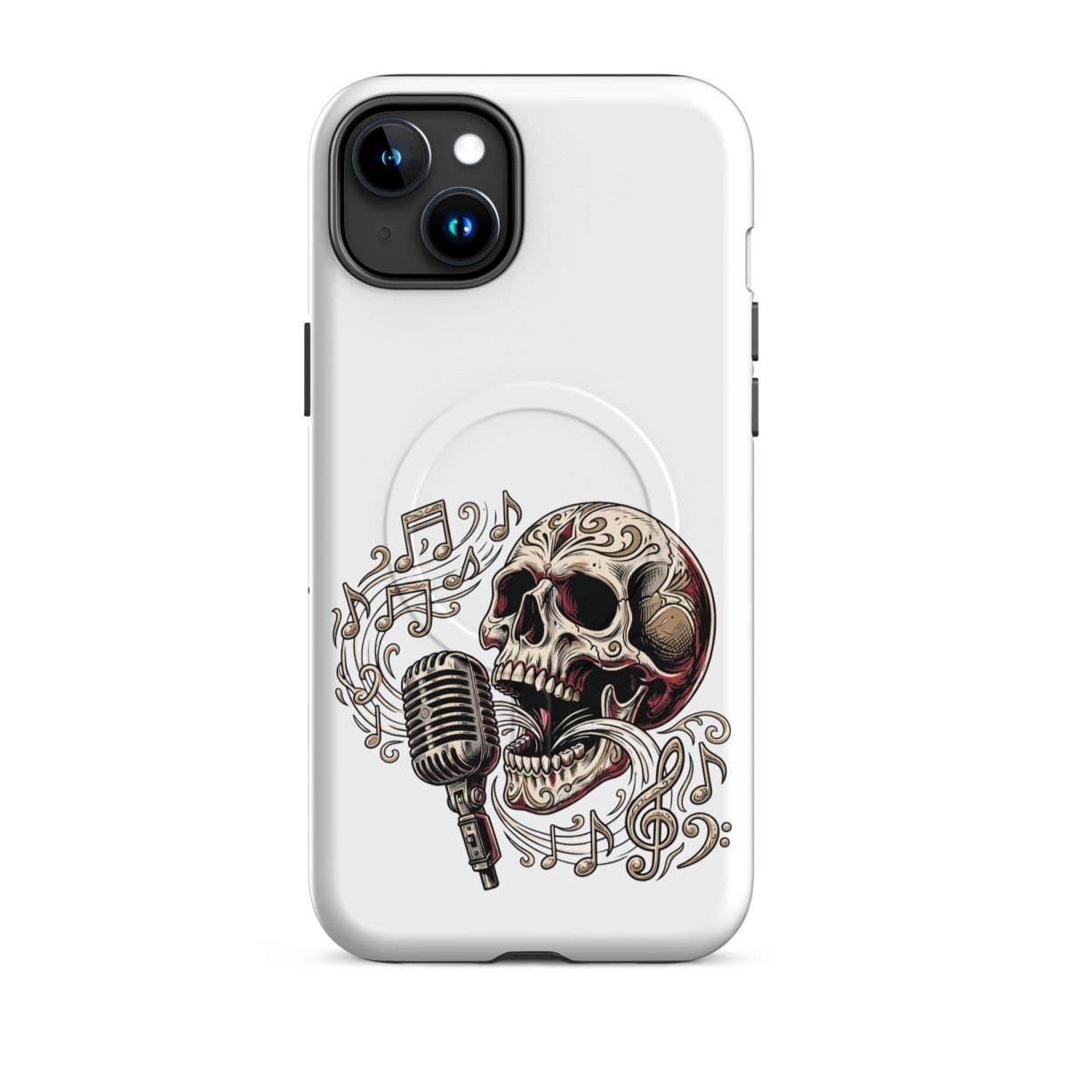 Singing Skull Mic MagSafe Tough iPhone Case - PHONE - CASE