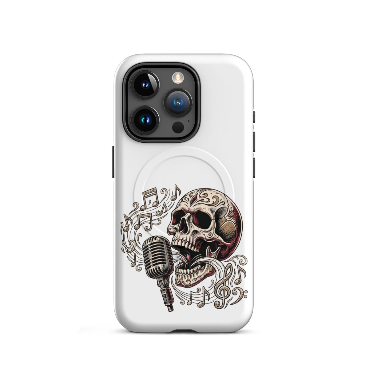 Singing Skull Mic MagSafe Tough iPhone Case - PHONE - CASE