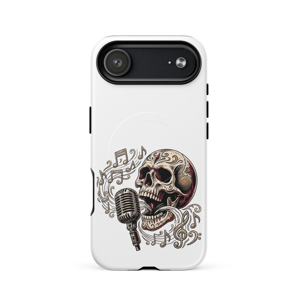 Singing Skull Mic MagSafe Tough iPhone Case - PHONE - CASE