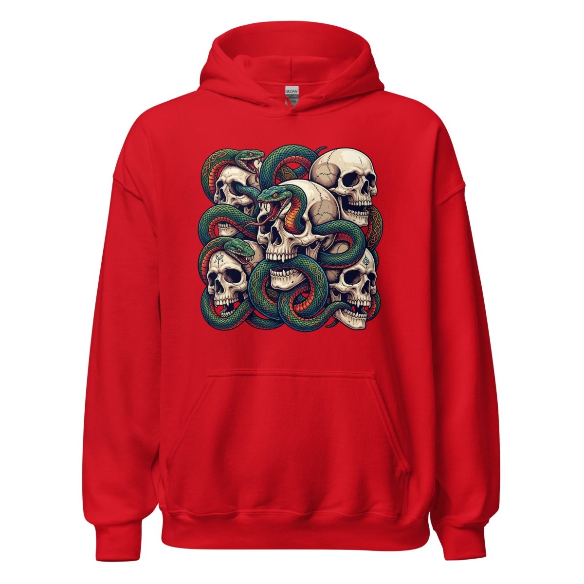 Skulls & Snakes Graphic Hoodie | Heavy Blend | Wander and Find - Hoodie