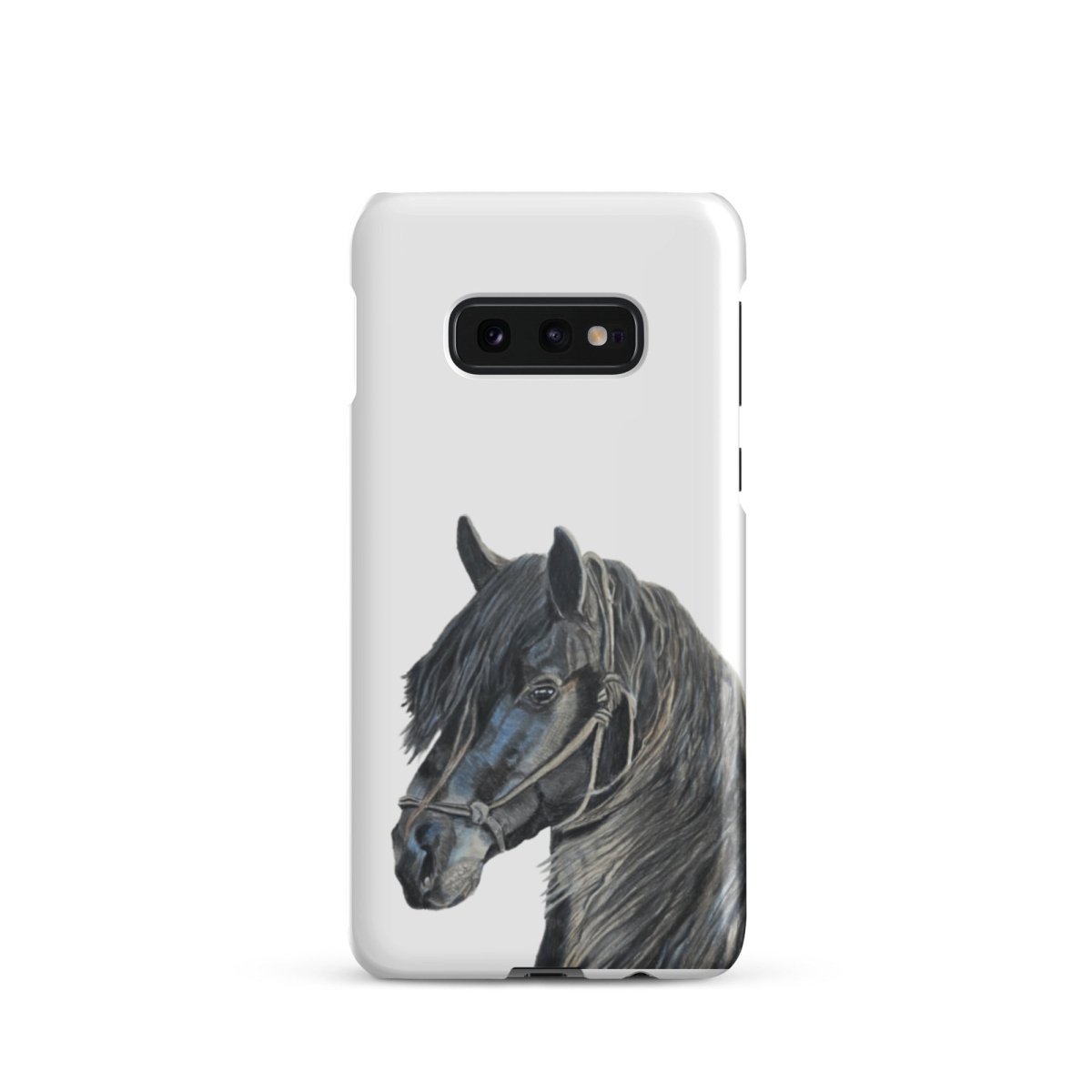 horse design on a Samsung phone snap case