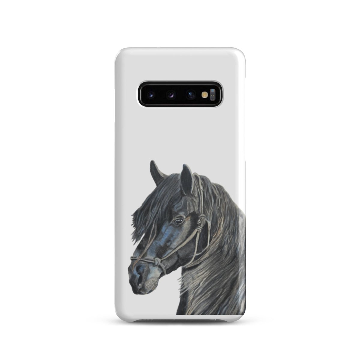 horse design on a Samsung phone snap case