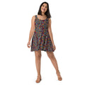Sugar Skull Fiesta Skater Dress - Dress