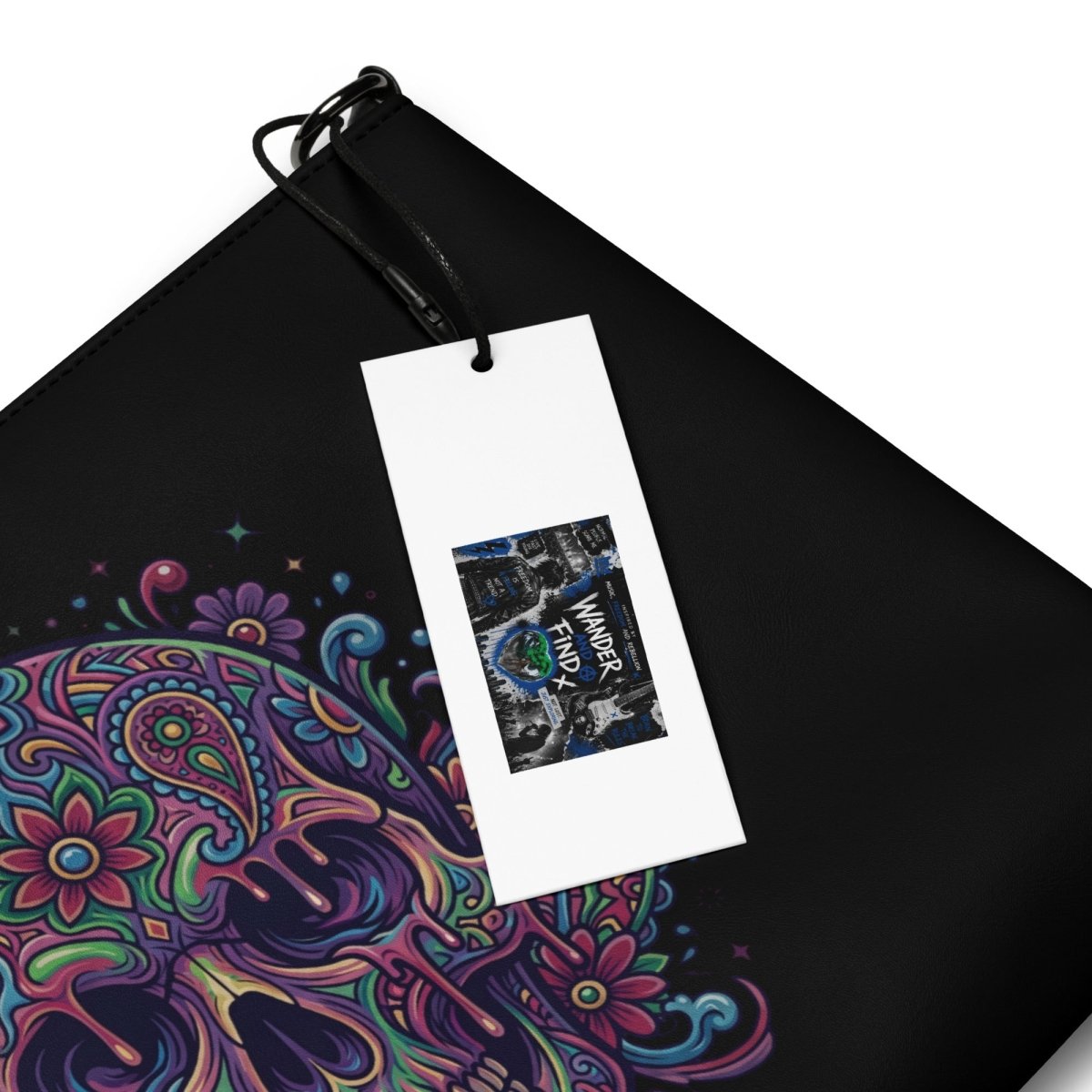 Sugar Skull Floral Crossbody Bag - Crossbody Bag