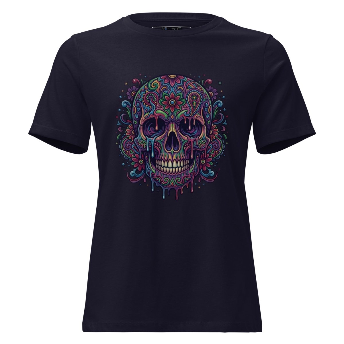 Sugar Skull Women's Relaxed T-Shirt - T-Shirt
