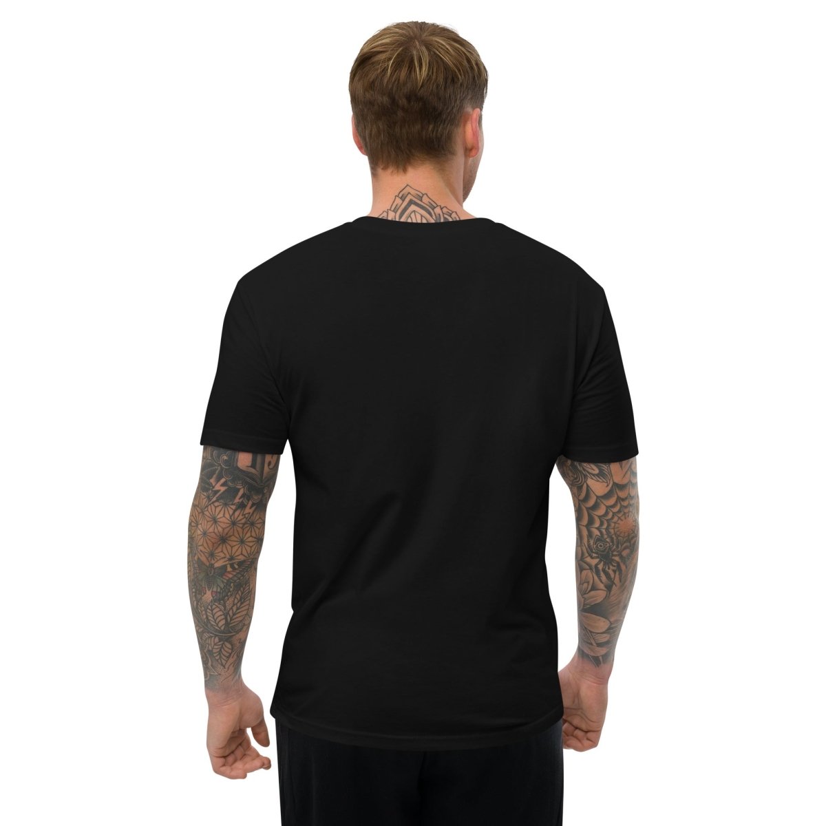 The Fitted Black Tee — Men's Essential - T - SHIRT