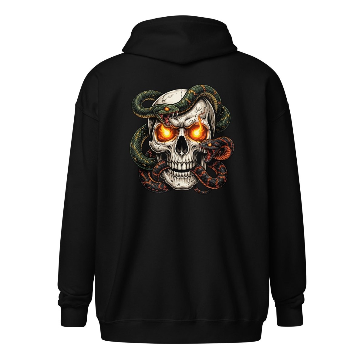 The Serpent Skull Zip Hoodie - Hoodie