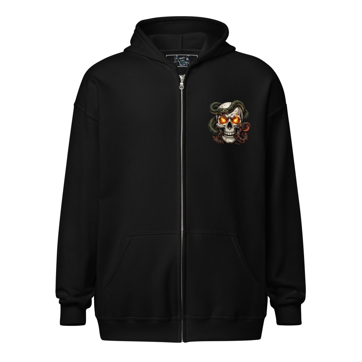 The Serpent Skull Zip Hoodie - Hoodie