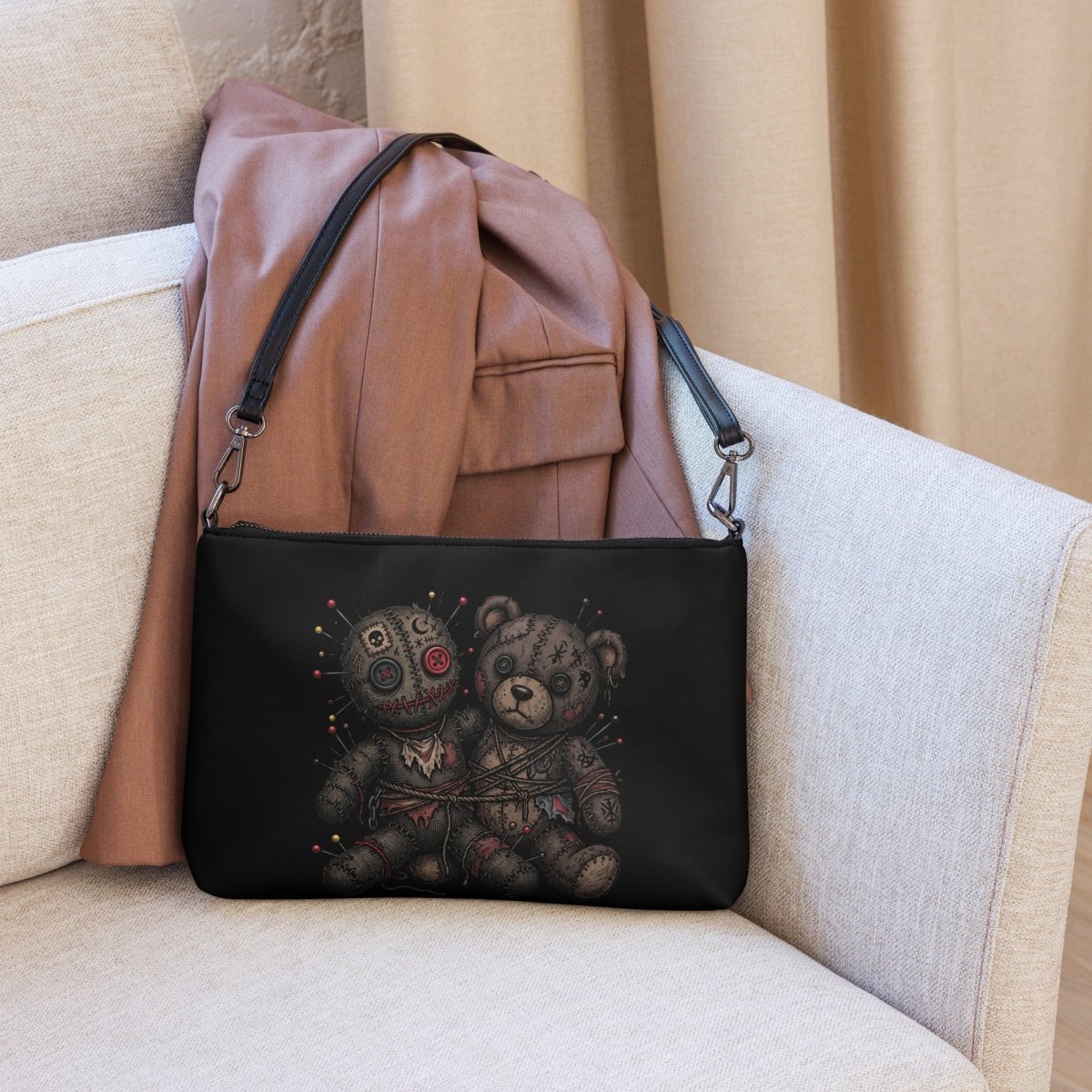 Voodoo Bears Gothic Crossbody Bag - Crossbody Bag
