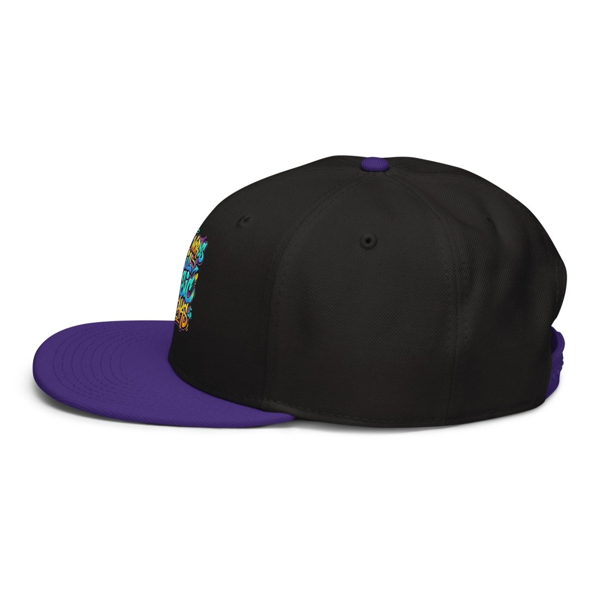 Where Words Fail Music Speaks Graffiti Snapback Cap - Hat