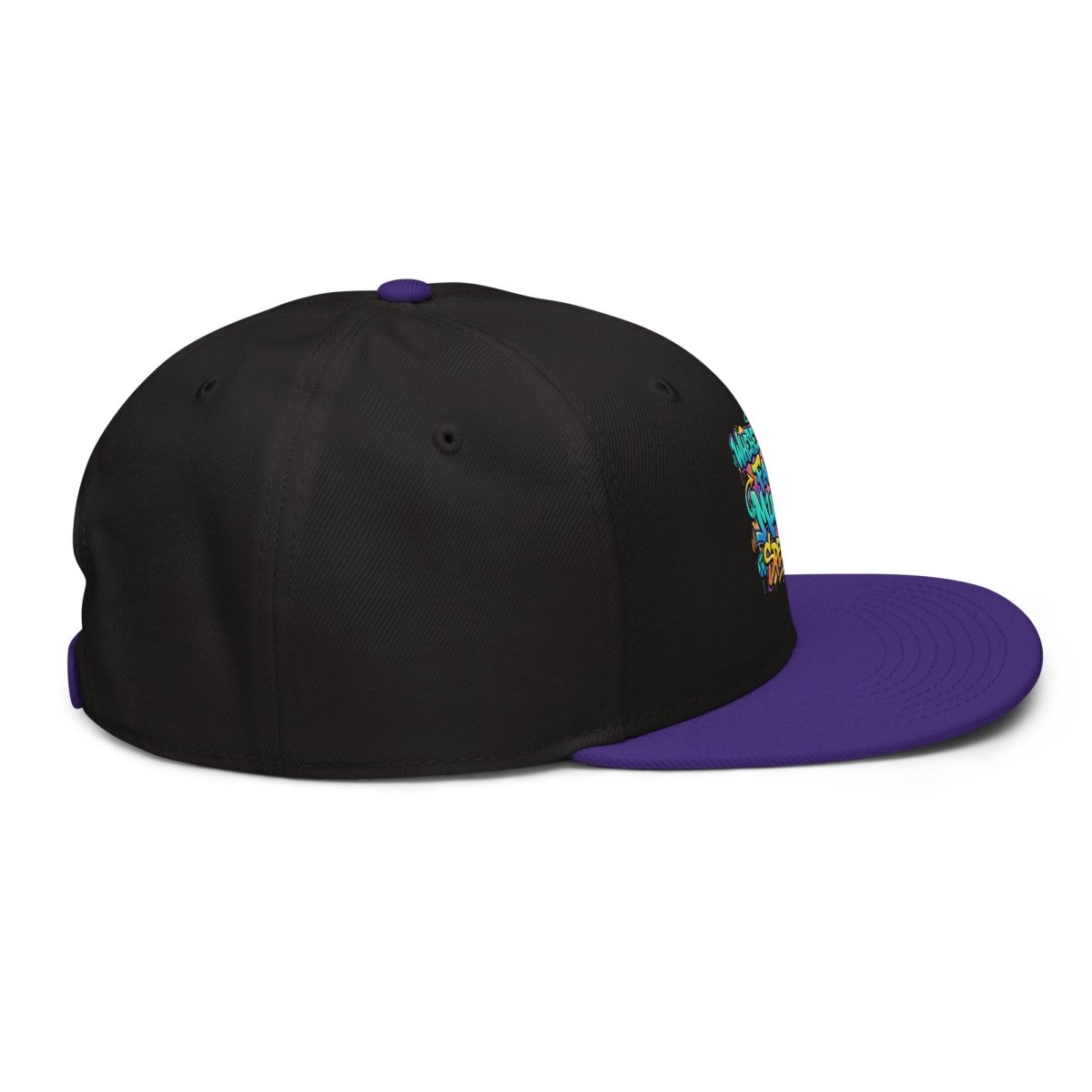 Where Words Fail Music Speaks Graffiti Snapback Cap - Hat