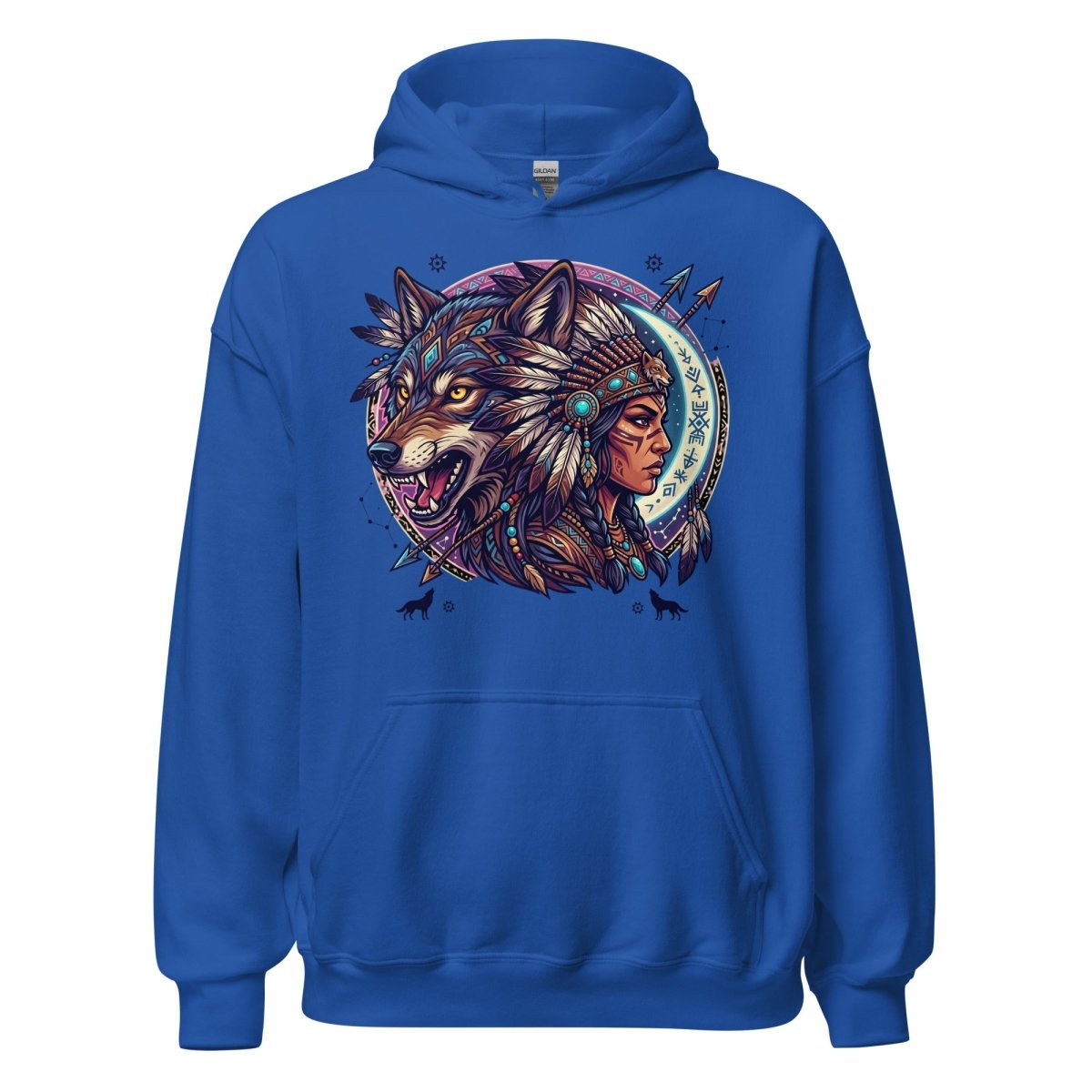 Wolf Spirit Graphic Hoodie - Hoodie