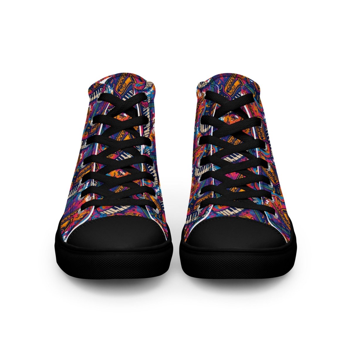 Women's Custom Print High Top Canvas Shoes – Bold Street Style - SHOES