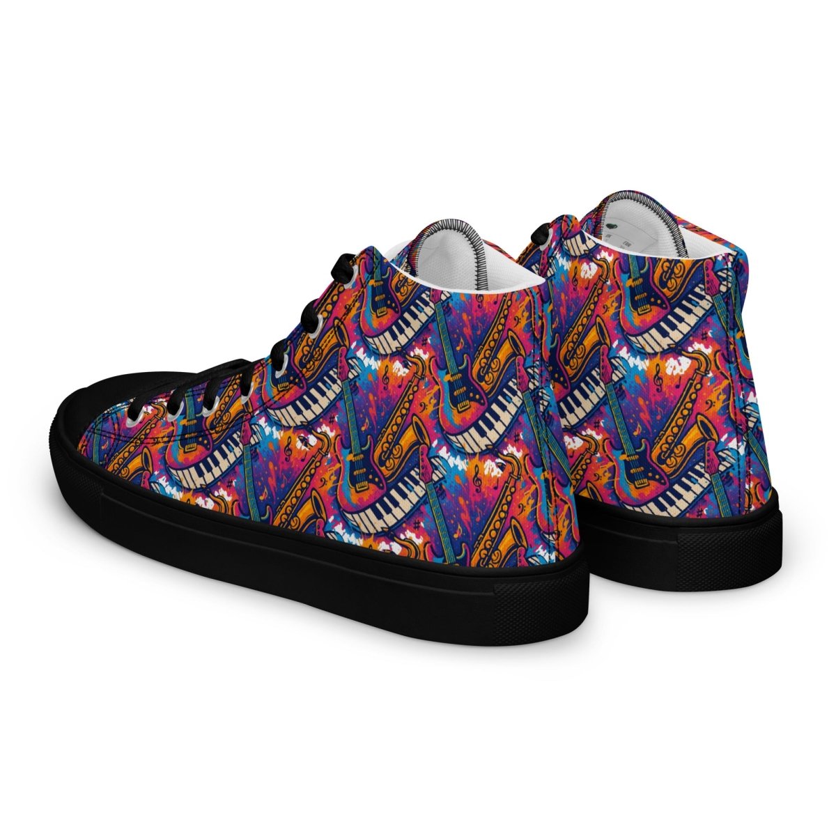 Women's Custom Print High Top Canvas Shoes – Bold Street Style - SHOES