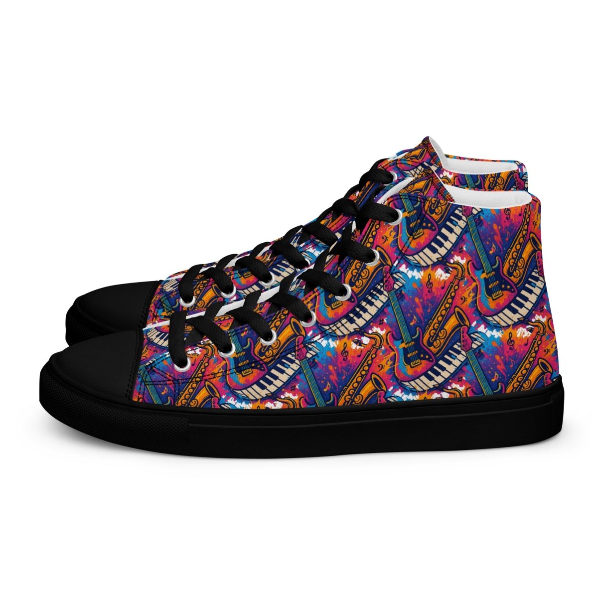 Women's Custom Print High Top Canvas Shoes – Bold Street Style - SHOES