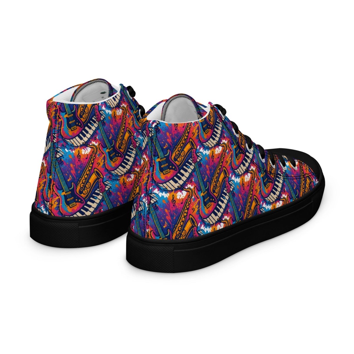 Women's Custom Print High Top Canvas Shoes – Bold Street Style - SHOES