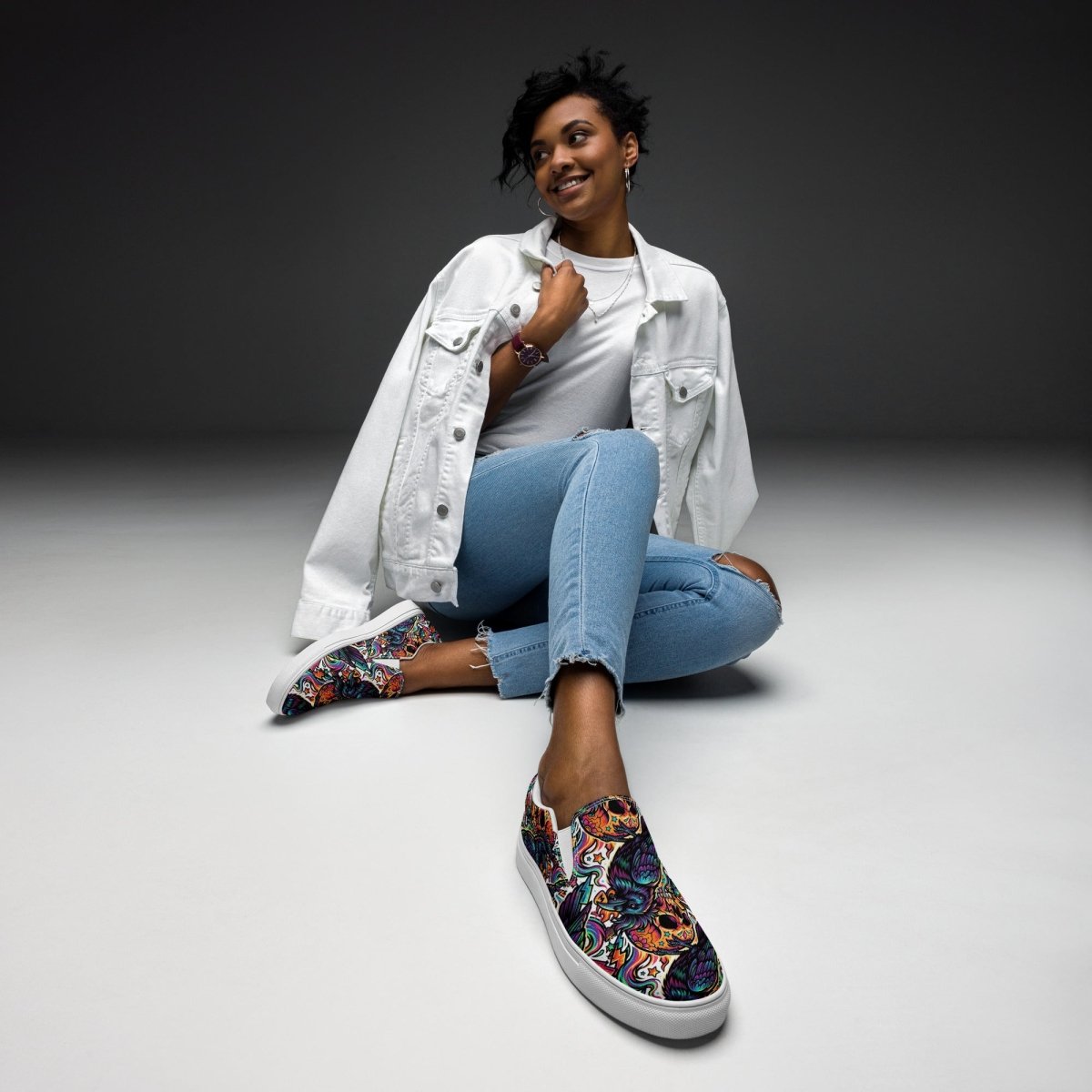 Women's Custom Print Slip - On Canvas Shoes – Lightweight & Breathable - SHOES