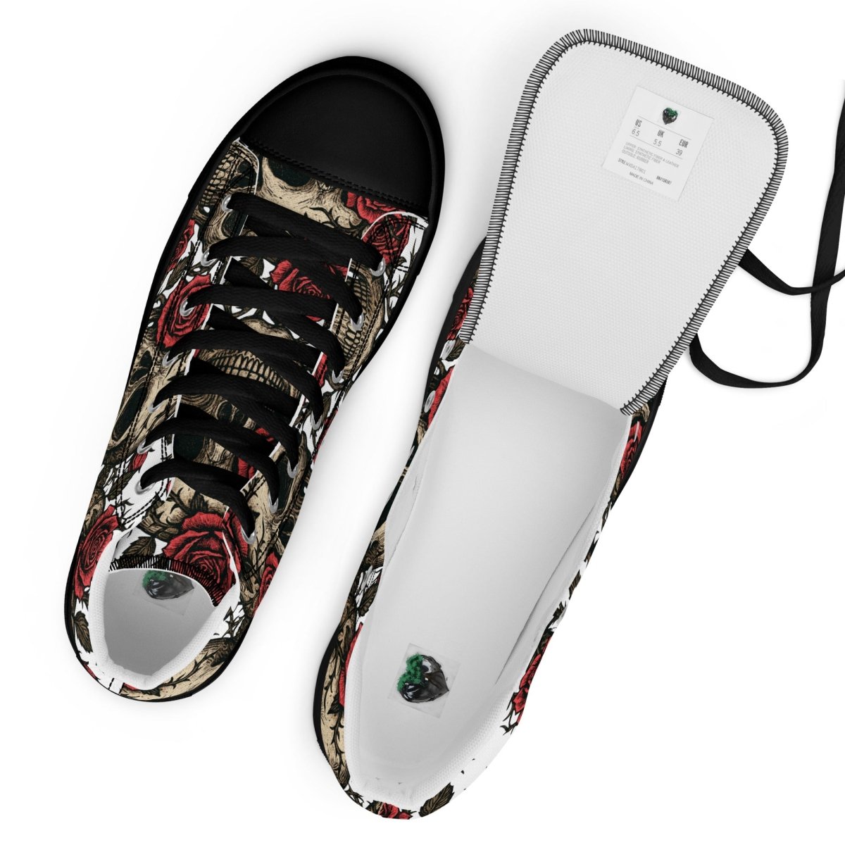 Women's High Top Canvas Shoes - SHOES