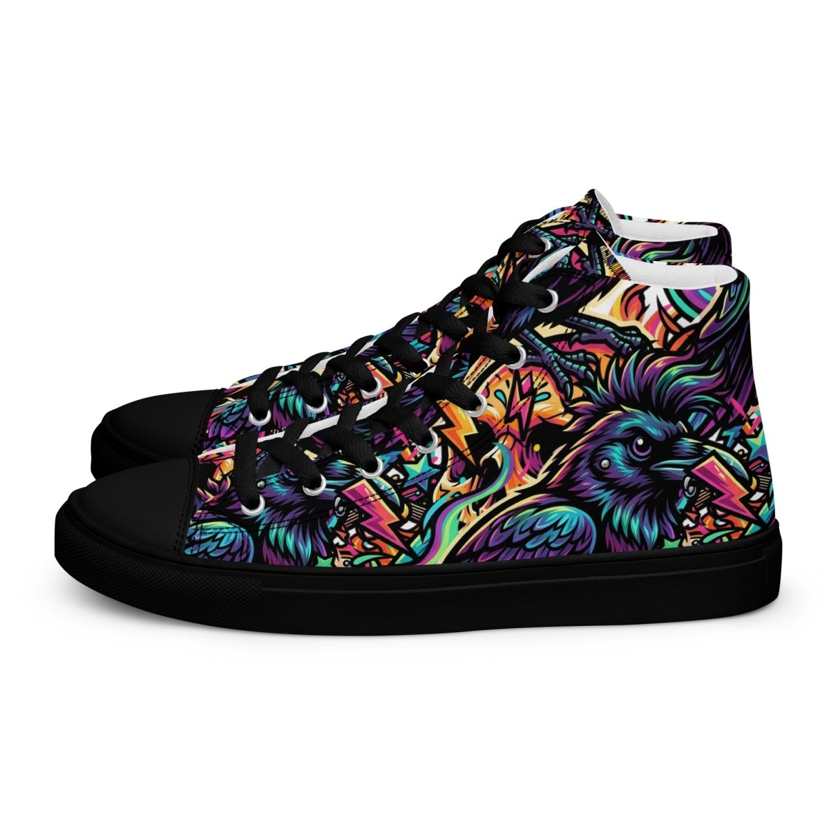 Women's High Top Canvas Sneakers – Bold, Breathable & Street - Ready - SHOES