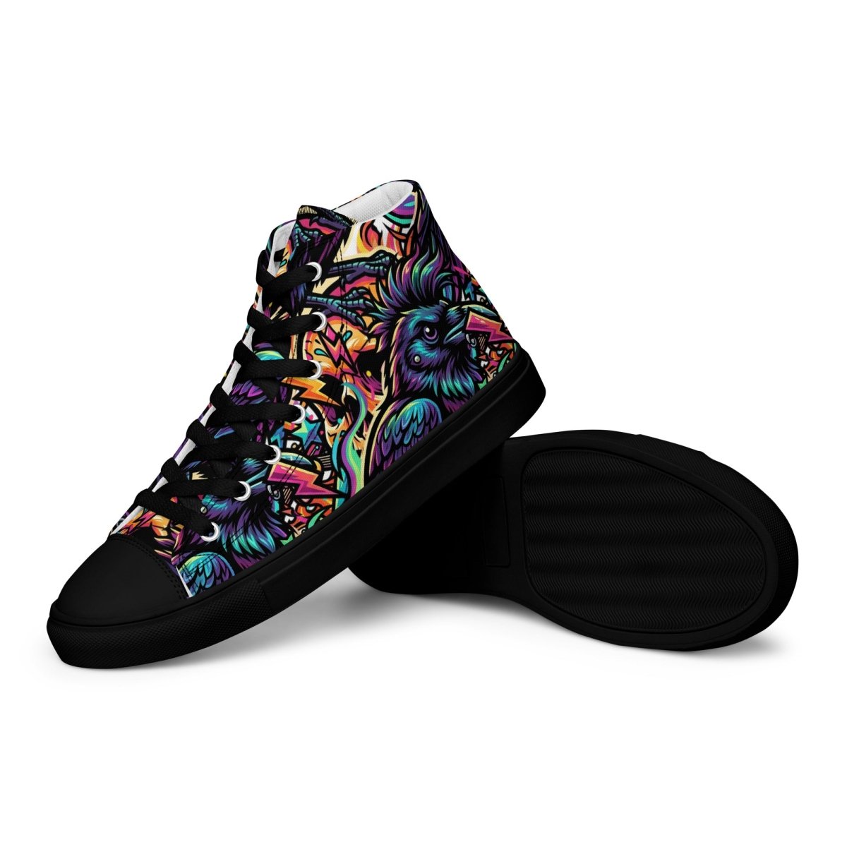 Women's High Top Canvas Sneakers – Bold, Breathable & Street - Ready - SHOES