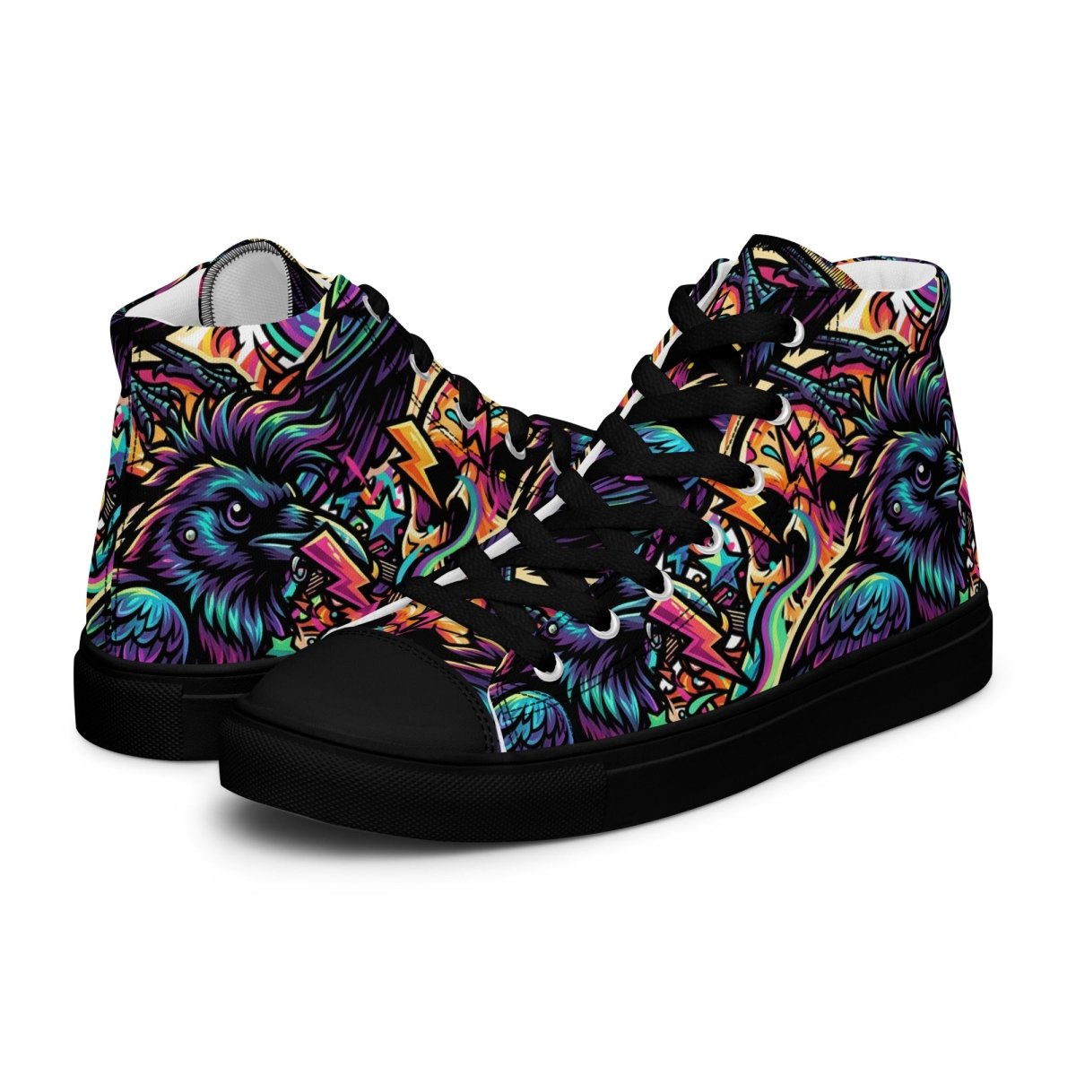 Women's High Top Canvas Sneakers – Bold, Breathable & Street - Ready - SHOES