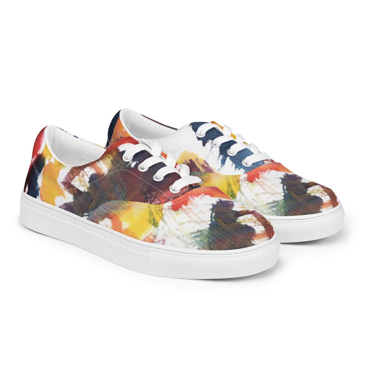 Women’s lace-up canvas shoes - SHOES
