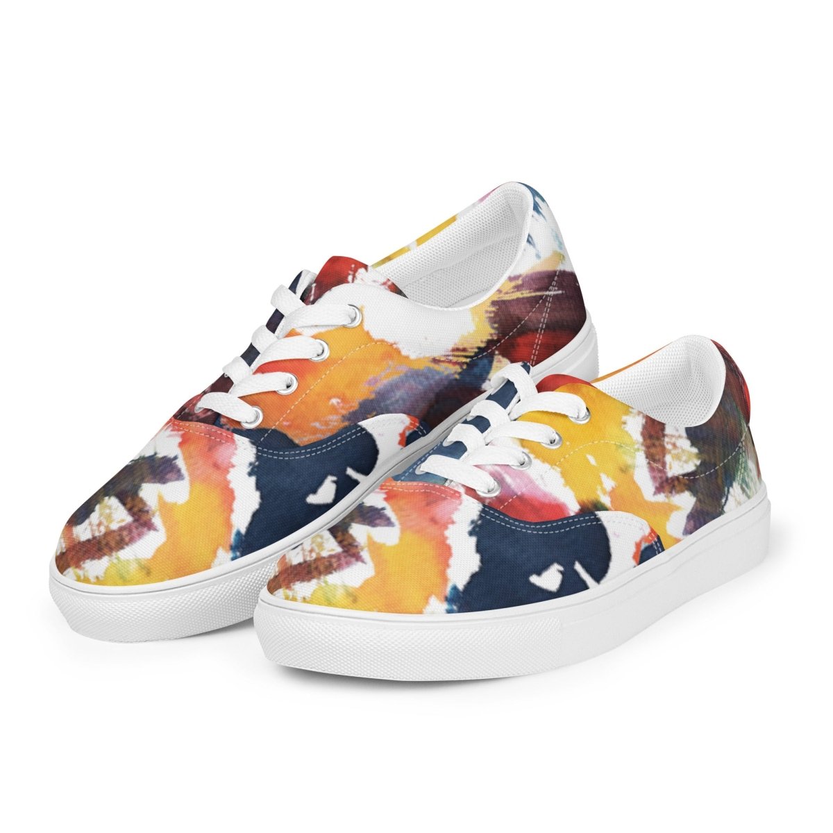 Women’s lace-up canvas shoes - SHOES