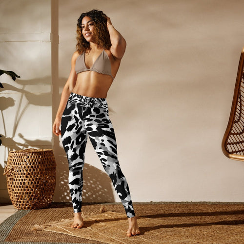 Yoga Animal Print Leggings - CUT - SEW
